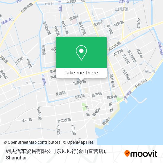 纲杰汽车贸易有限公司东风风行(金山直营店) map