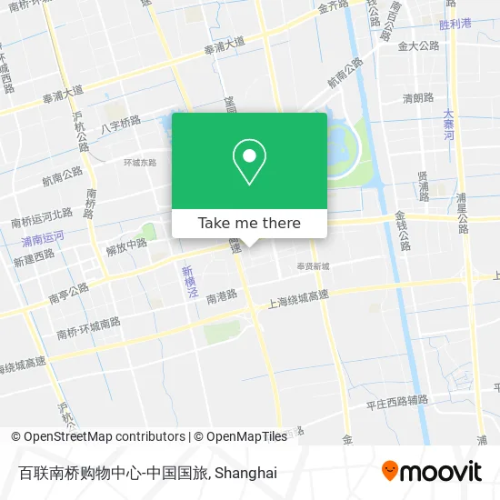 百联南桥购物中心-中国国旅 map