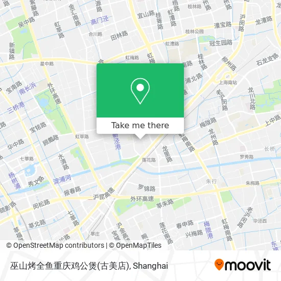 巫山烤全鱼重庆鸡公煲(古美店) map