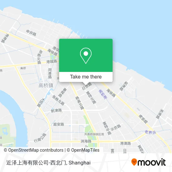近泽上海有限公司-西北门 map