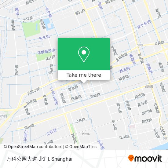 万科公园大道-北门 map
