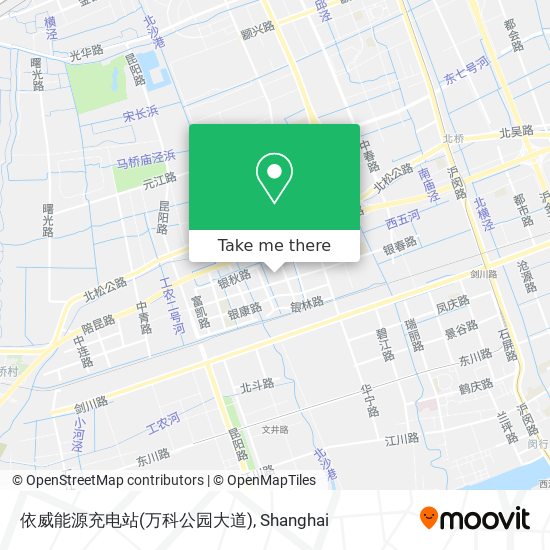 依威能源充电站(万科公园大道) map