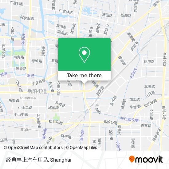 经典丰上汽车用品 map