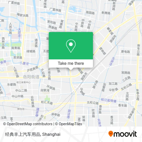 经典丰上汽车用品 map