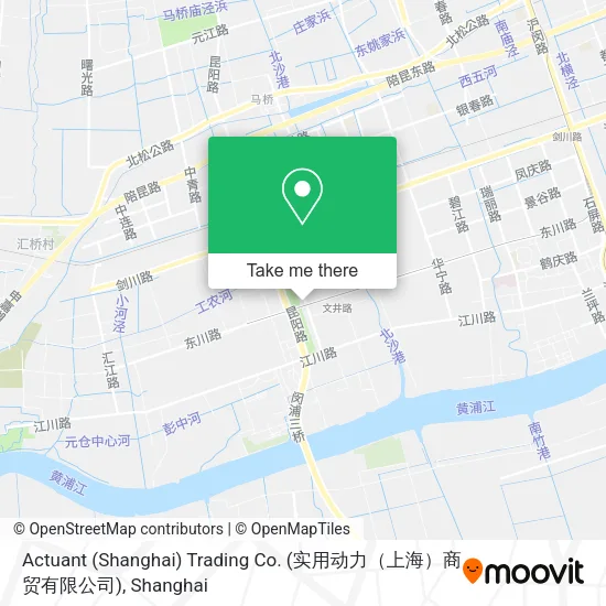 Actuant (Shanghai) Trading Co. (实用动力（上海）商贸有限公司) map