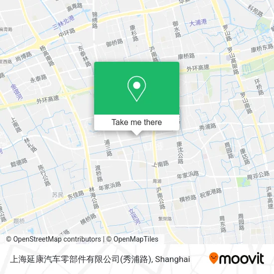 上海延康汽车零部件有限公司(秀浦路) map
