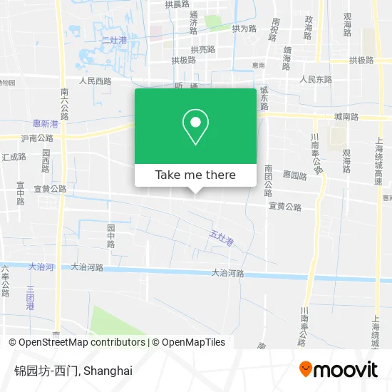 锦园坊-西门 map