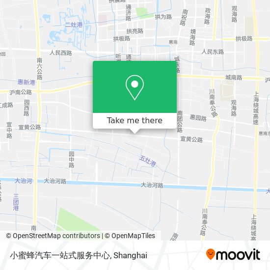 小蜜蜂汽车一站式服务中心 map