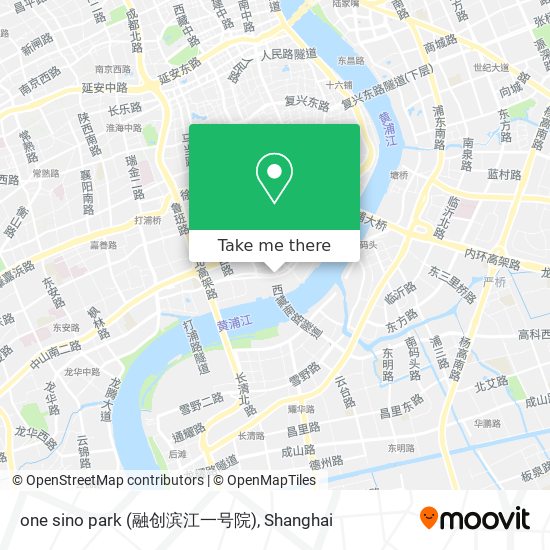 one sino park (融创滨江一号院) map