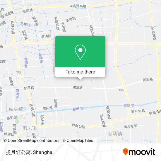 揽月轩公寓 map
