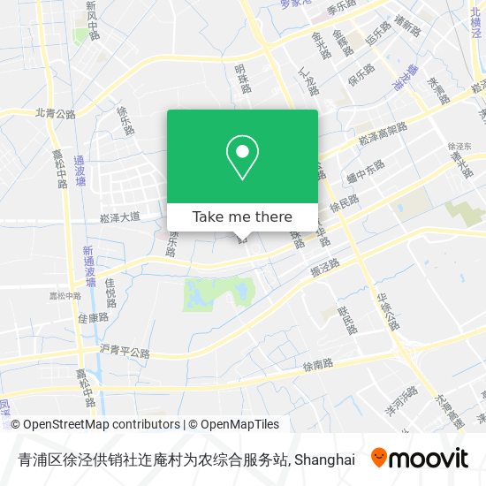 青浦区徐泾供销社迮庵村为农综合服务站 map