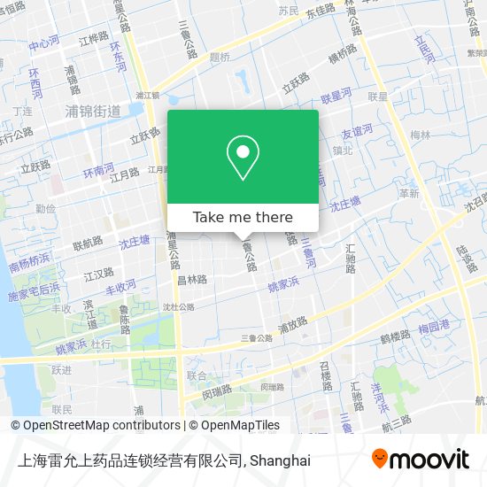 上海雷允上药品连锁经营有限公司 map