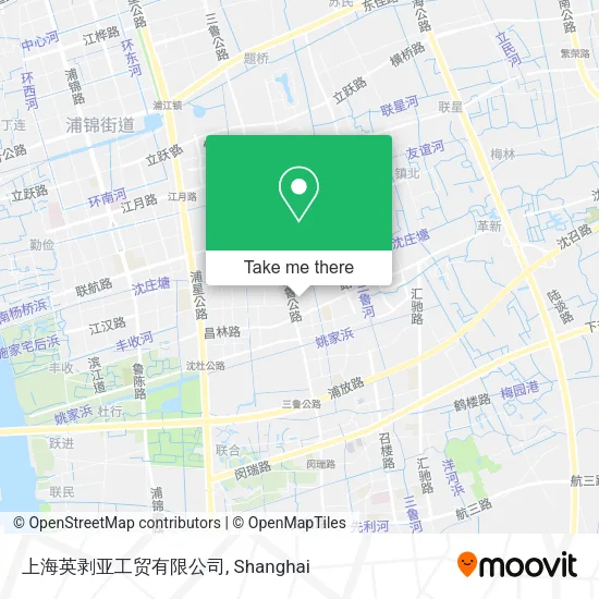 上海英剥亚工贸有限公司 map