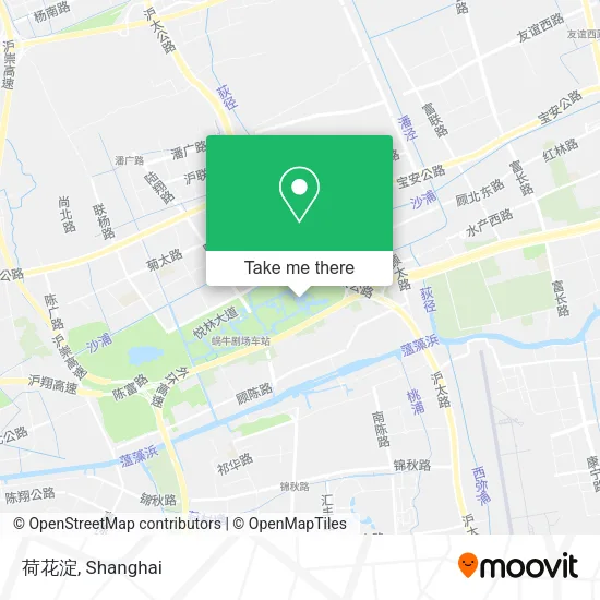 荷花淀 map