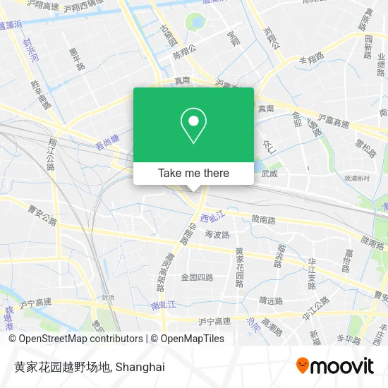 黄家花园越野场地 map