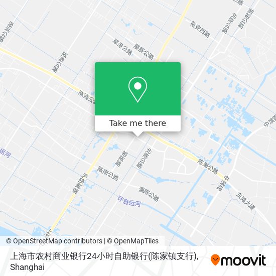 上海市农村商业银行24小时自助银行(陈家镇支行) map