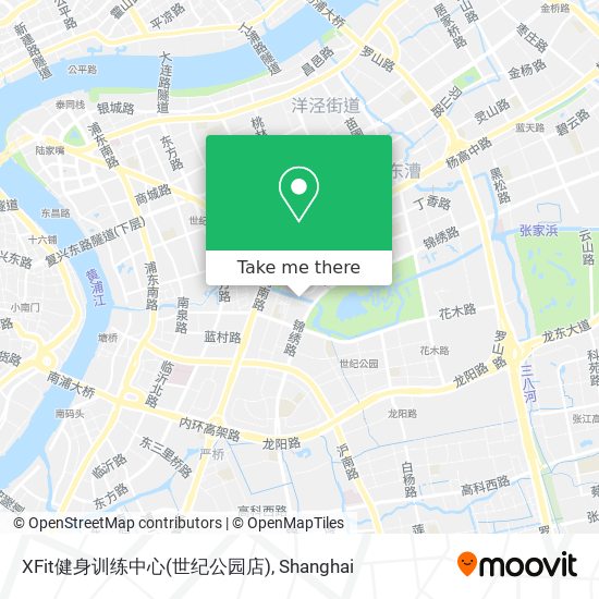 XFit健身训练中心(世纪公园店) map