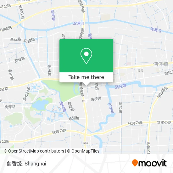 食香缘 map