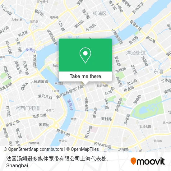 法国汤姆逊多媒体宽带有限公司上海代表处 map