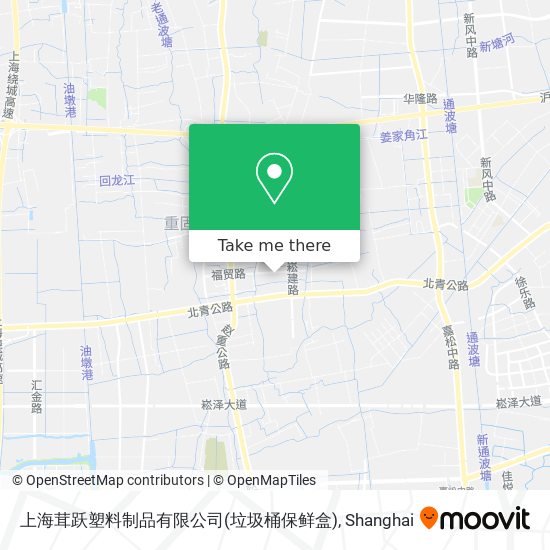上海茸跃塑料制品有限公司(垃圾桶保鲜盒) map