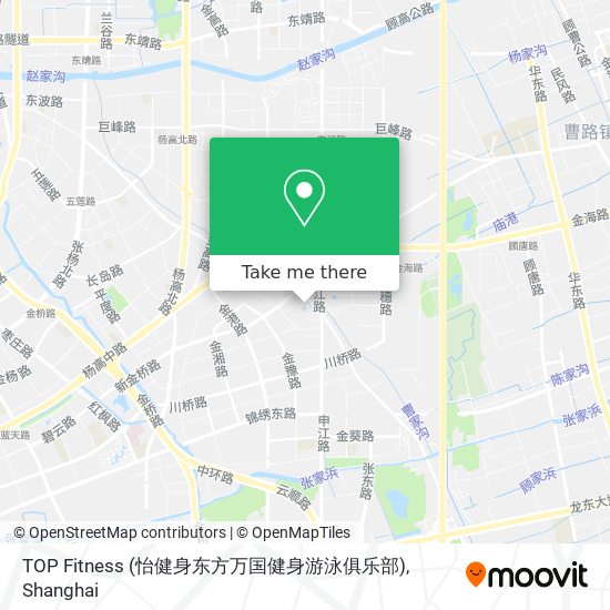TOP Fitness (怡健身东方万国健身游泳俱乐部) map
