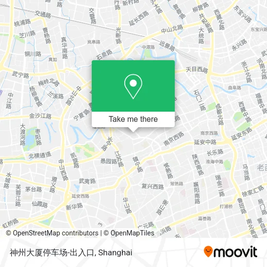 神州大厦停车场-出入口 map