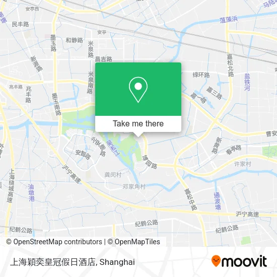 上海穎奕皇冠假日酒店 map