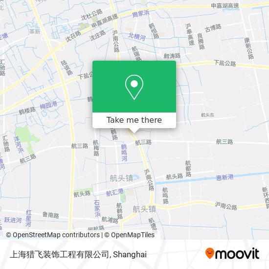 上海猎飞装饰工程有限公司 map