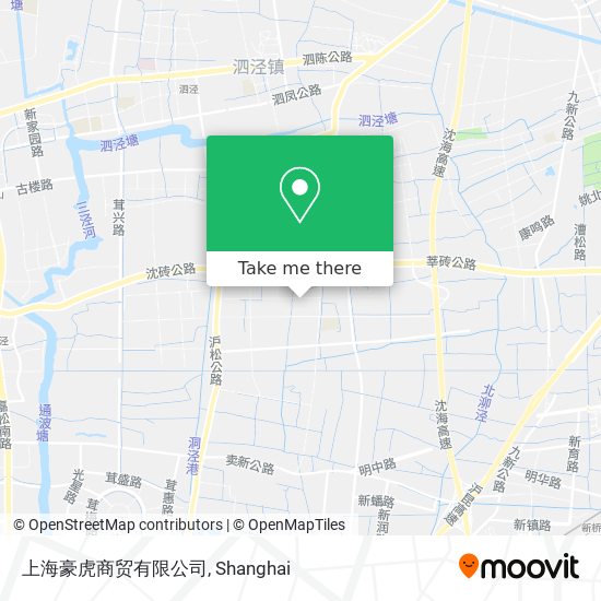 上海豪虎商贸有限公司 map