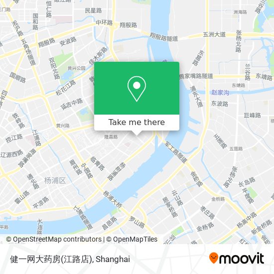 健一网大药房(江路店) map