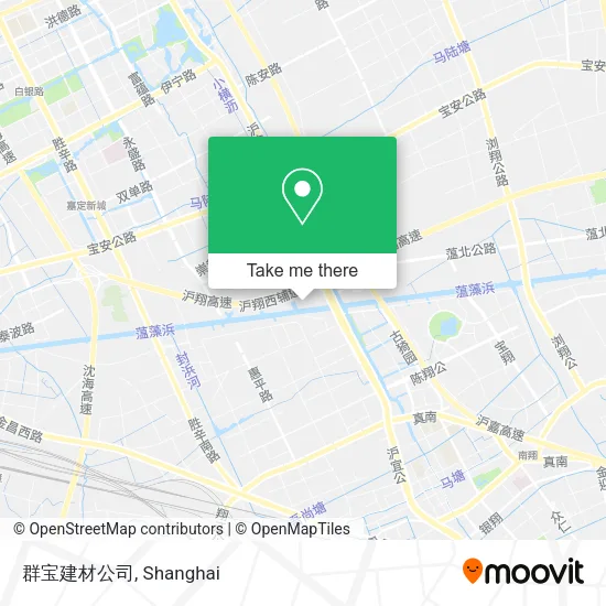 群宝建材公司 map