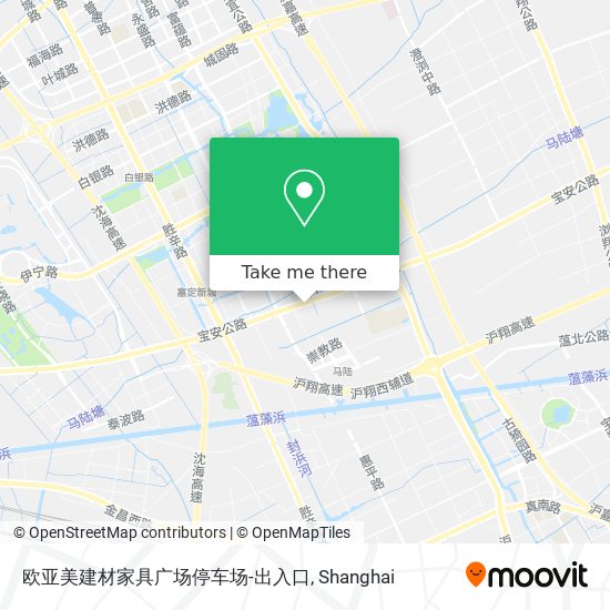 欧亚美建材家具广场停车场-出入口 map