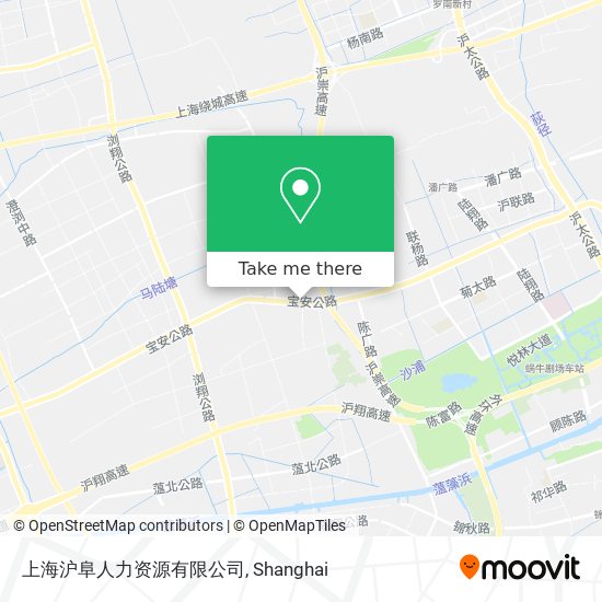 上海沪阜人力资源有限公司 map