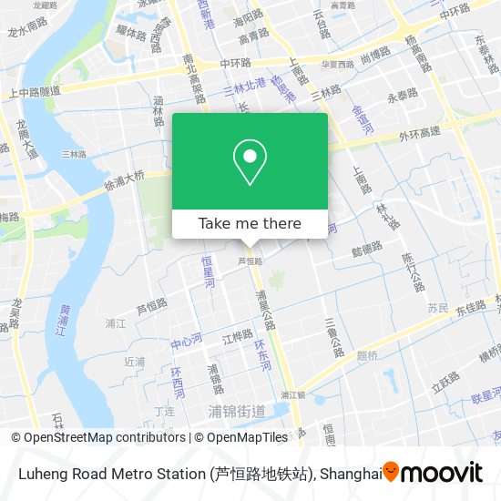 Luheng Road Metro Station (芦恒路地铁站) map