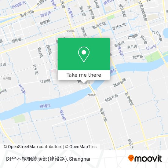 闵华不锈钢装潢部(建设路) map