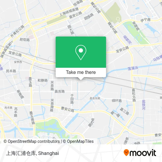 上海汇浦仓库 map