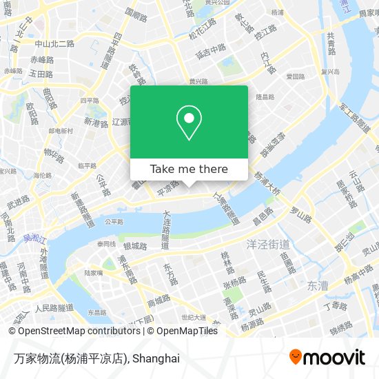 万家物流(杨浦平凉店) map