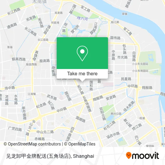 见龙卸甲金牌配送(五角场店) map