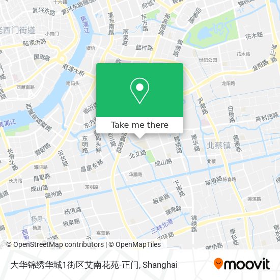 大华锦绣华城1街区艾南花苑-正门 map