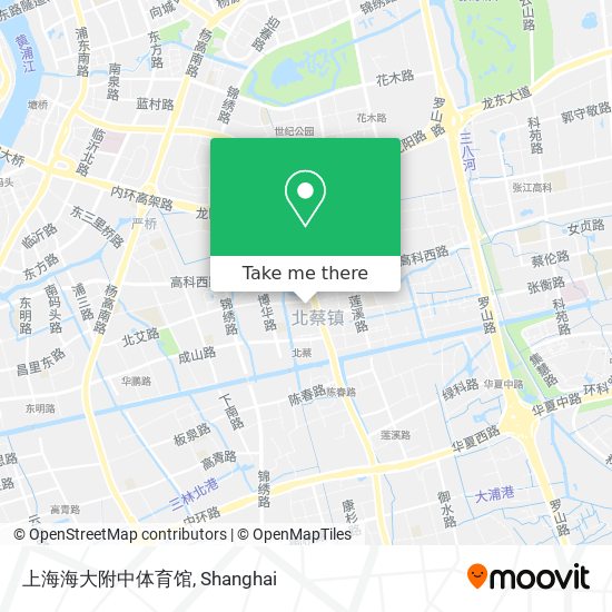 上海海大附中体育馆 map