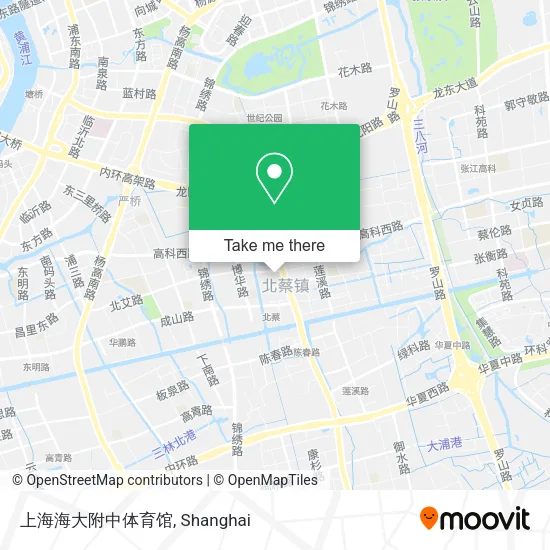上海海大附中体育馆 map