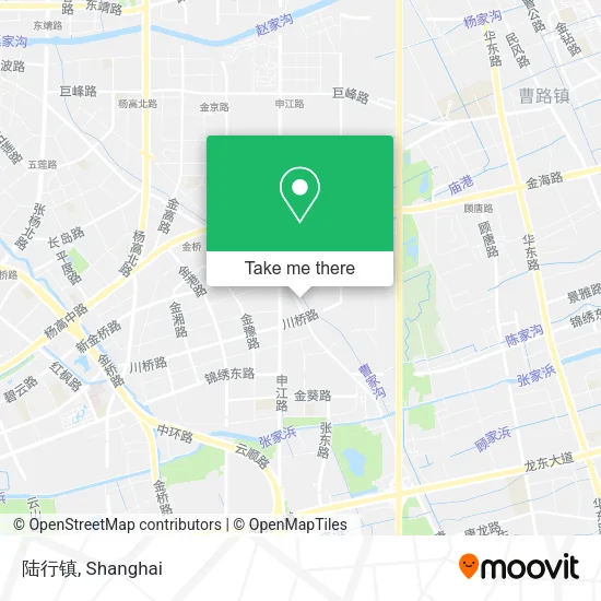 陆行镇 map