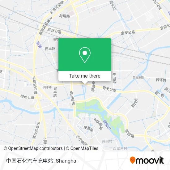 中国石化汽车充电站 map