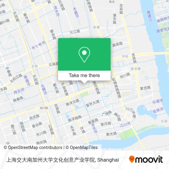 上海交大南加州大学文化创意产业学院 map