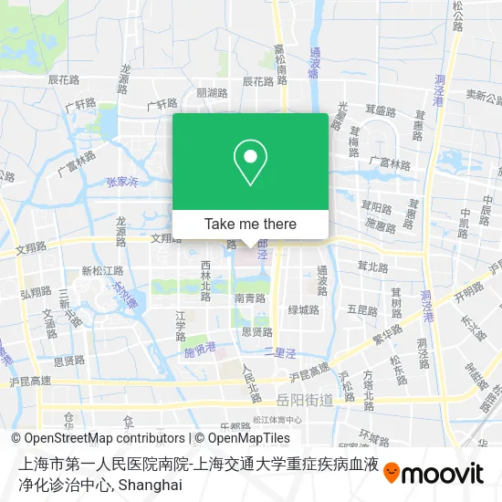 上海市第一人民医院南院-上海交通大学重症疾病血液净化诊治中心 map