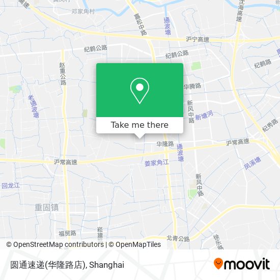 圆通速递(华隆路店) map