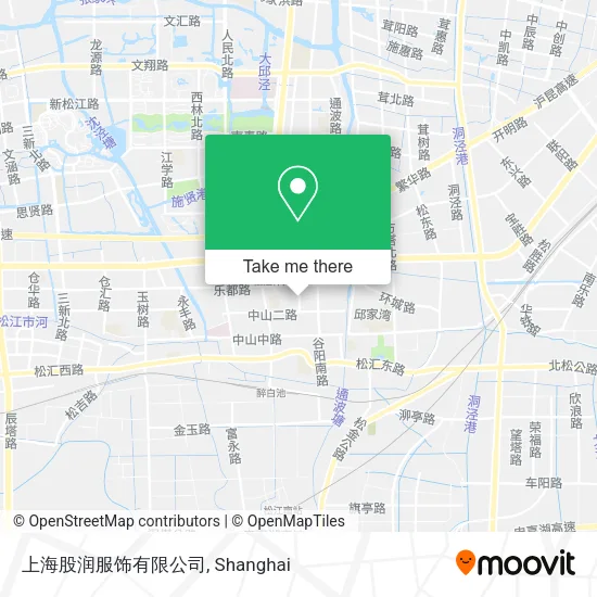 上海股润服饰有限公司 map