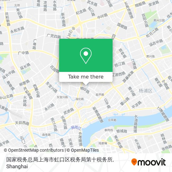 国家税务总局上海市虹口区税务局第十税务所 map