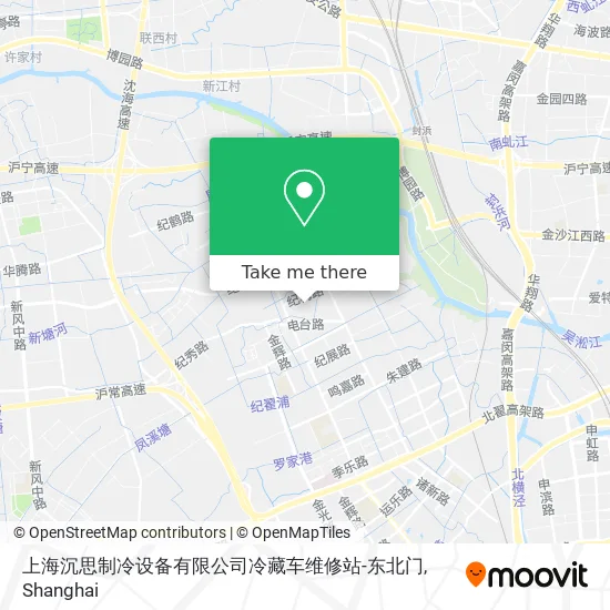 上海沉思制冷设备有限公司冷藏车维修站-东北门 map