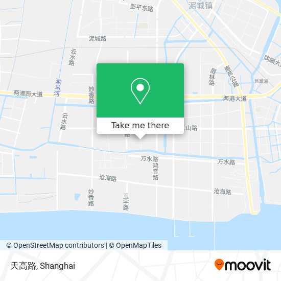 天高路 map